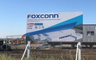 Foxconn Pledges To Build Manufacturing Plant This Year